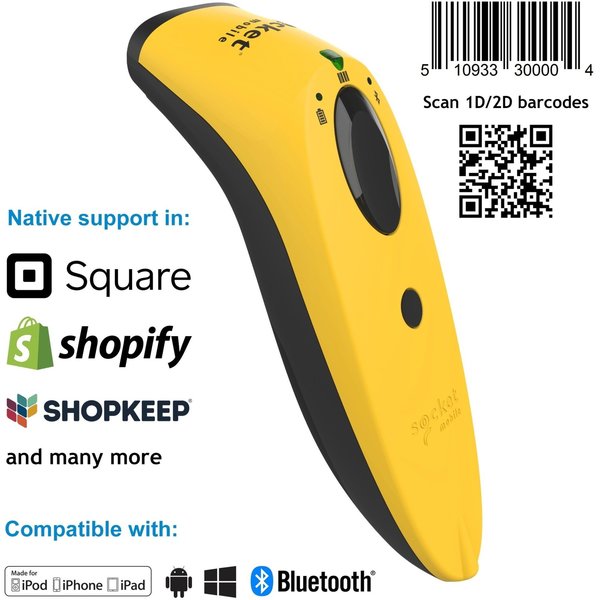Socket Mobile Yellow 2D Barcode And Passport Reader. CX3442-1897